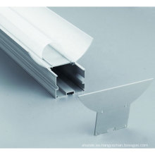 Perfil de aluminio de gran tamaño LED Luz de tubo lineal
